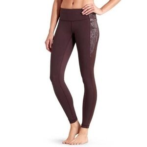 Athleta Revelation Splits Tight leggings Med plum